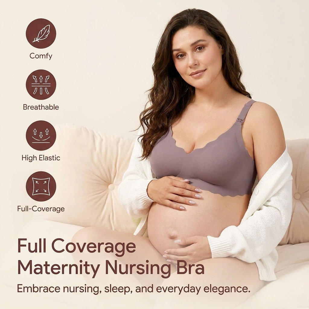 Nursing Bra Sleep - Sutiã de Amamentação Plus Size 3XL