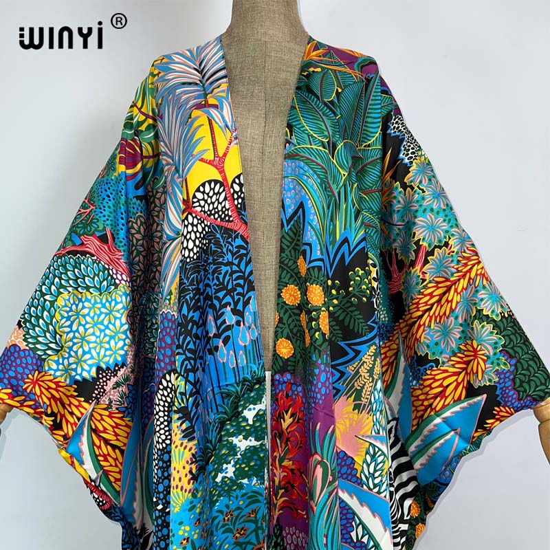 WINYI-Quimono do Oriente Médio - Robe Silk Women avaliação e preço