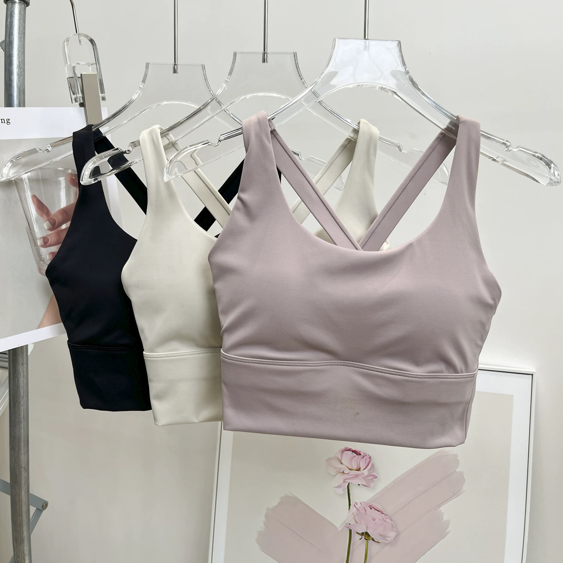 Sutiã esportivo à prova de cho - Push Up Bra Padded avaliação e preço