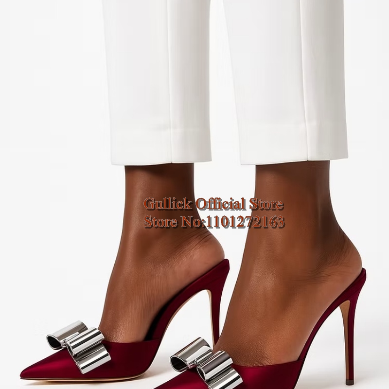 Mules de Cetim Fúcsia com Laço - Slip Dress Satin avaliação e preço